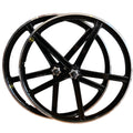 R4 29″ BMX CNC 5 - Spoke 10 Speed GT Street Performer, Se Fast Ripper, Throne Goon Runner, Alloy Bicycle Sealed Wheel set, Gloss Black - R4 Products
