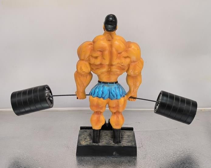 Xtreme MAX Deadlift Figurine Bodybuilding Weightlifting Collectible Statue Sculpture 9.5” Tall - R4 Products