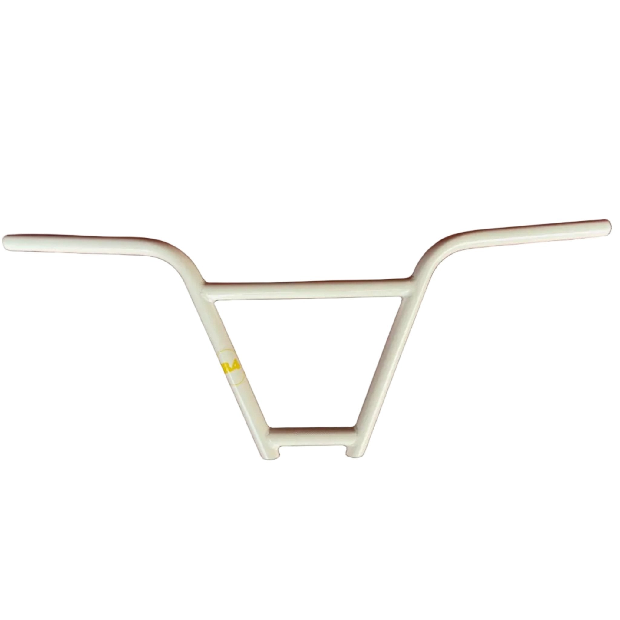 R4 BMX Four Piece 4130 Chromoly Handlebar 9.5" Rise, White - R4 Products