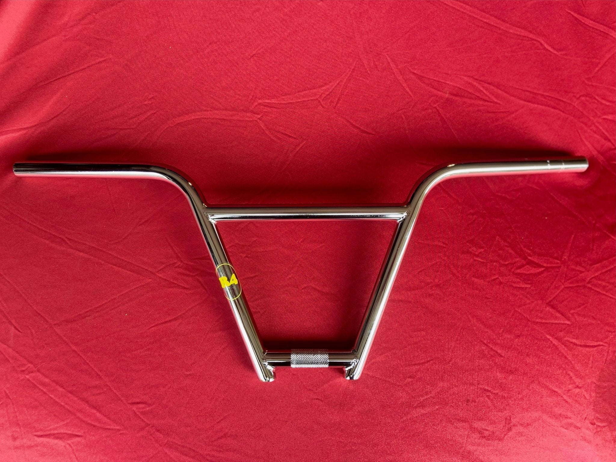 R4 BMX Four Piece 4130 Chromoly Handlebar 9.5" Rise, Chrome - R4 Products