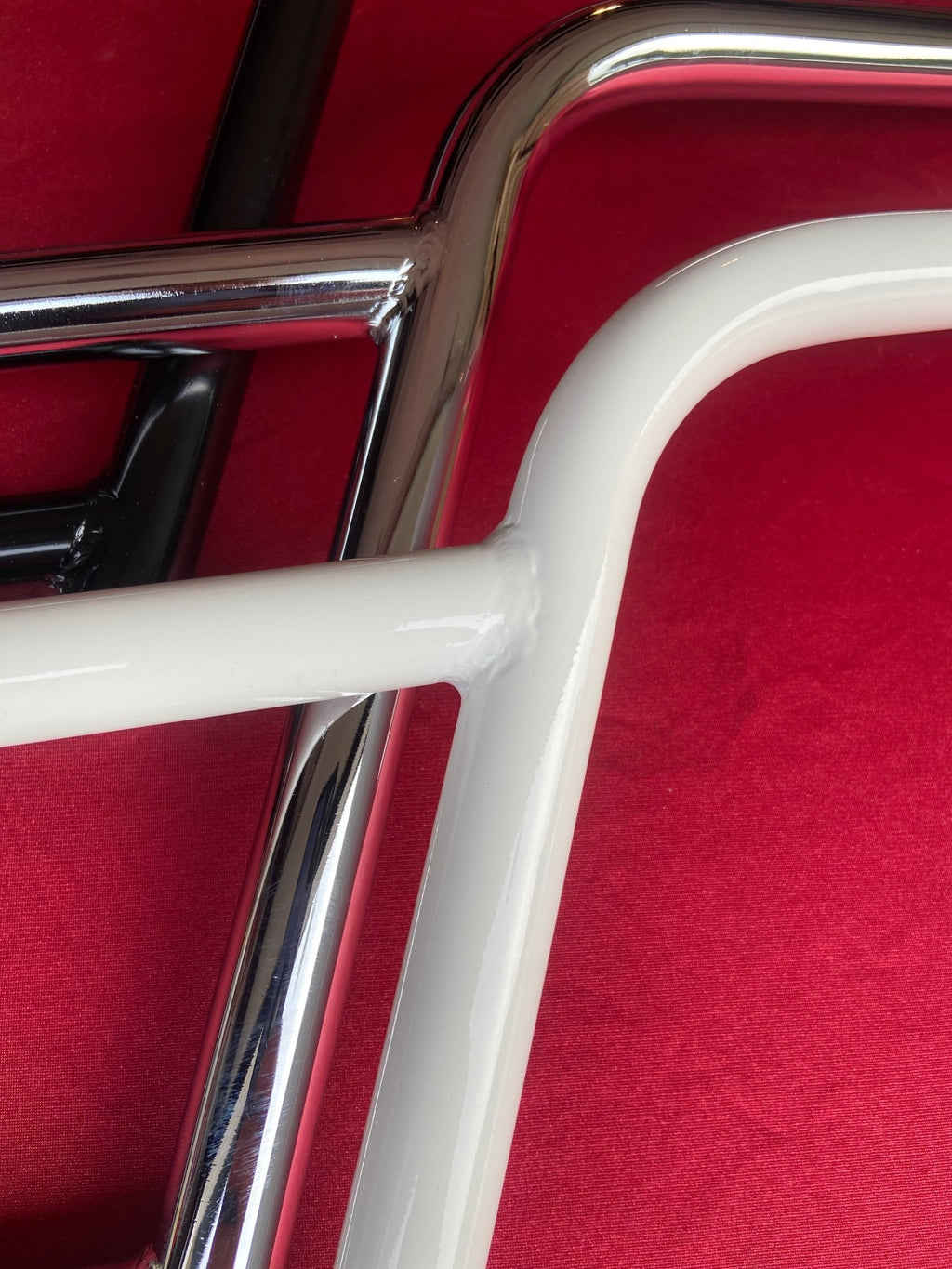 R4 BMX Four Piece 4130 Chromoly Handlebar 9.5" Rise, Chrome - R4 Products