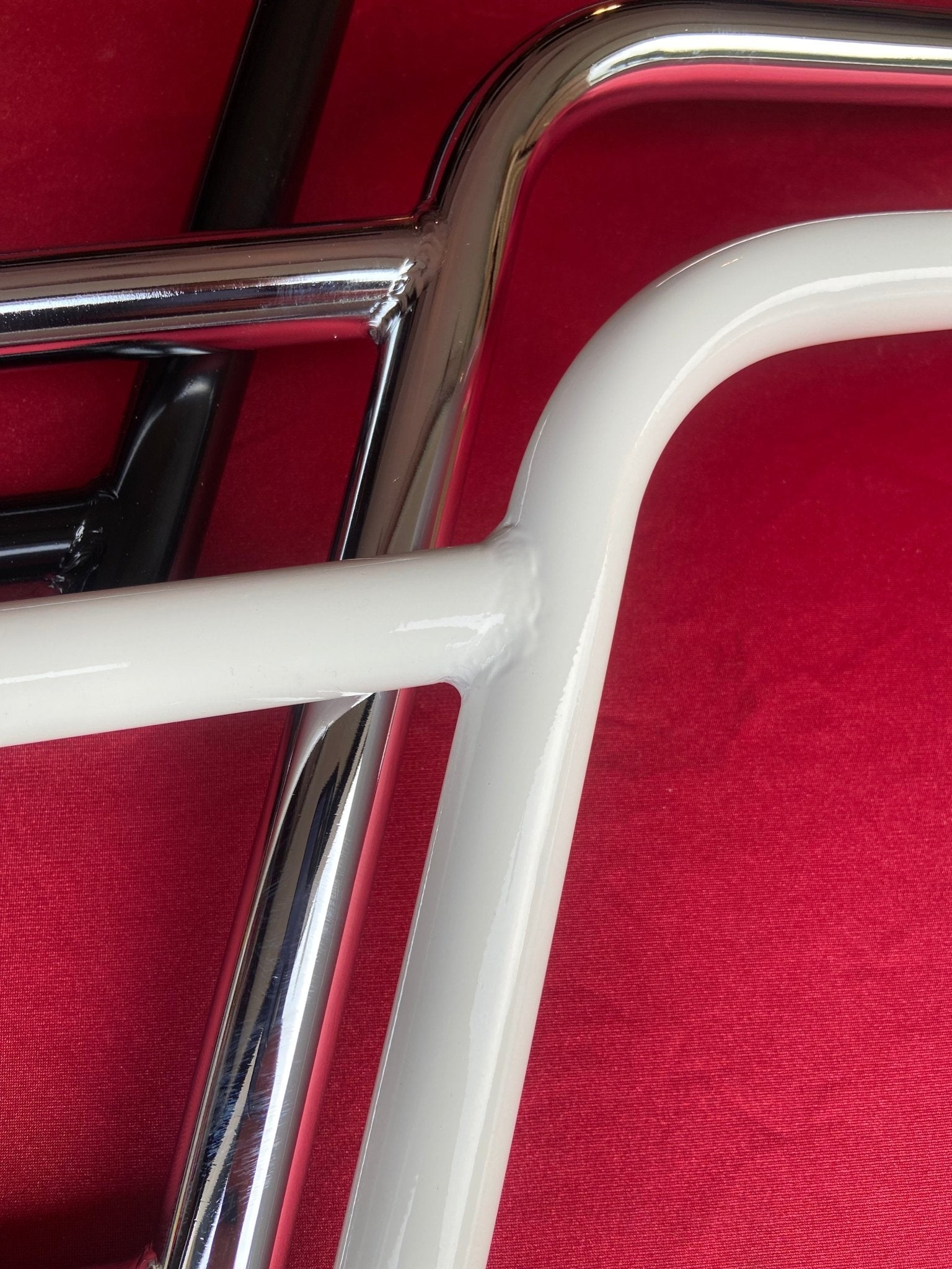 R4 BMX Four Piece 4130 Chromoly Handlebar 9.5" Rise, Chrome - R4 Products