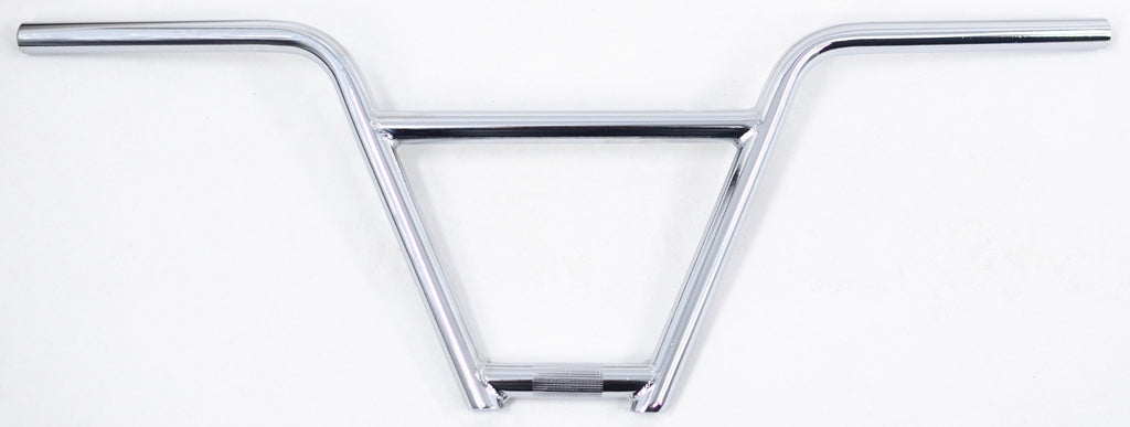R4 BMX Four Piece 4130 Chromoly Handlebar 9.5" Rise, Chrome - R4 Products