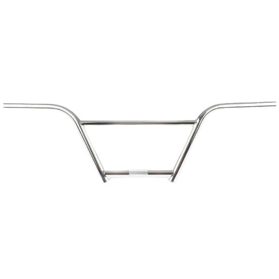 R4 BMX Four Piece Wide 4130 Chromoly Handlebar 7" Rise, Chrome - R4 Products